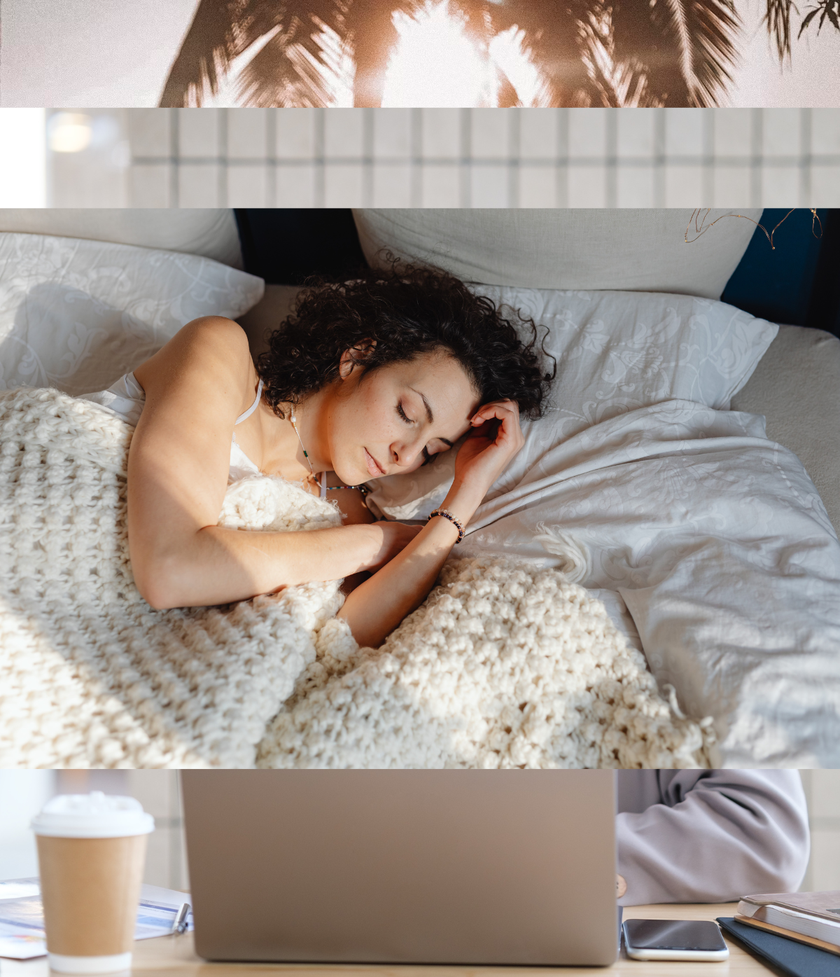 Cozy bed and pillow representing restful sleep